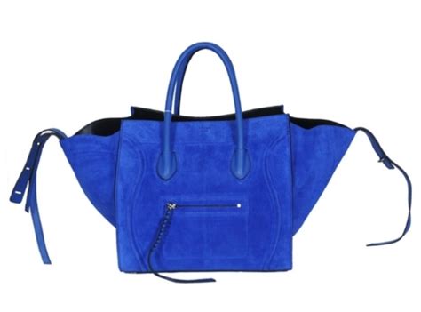 celine phantom bag cobalt blue